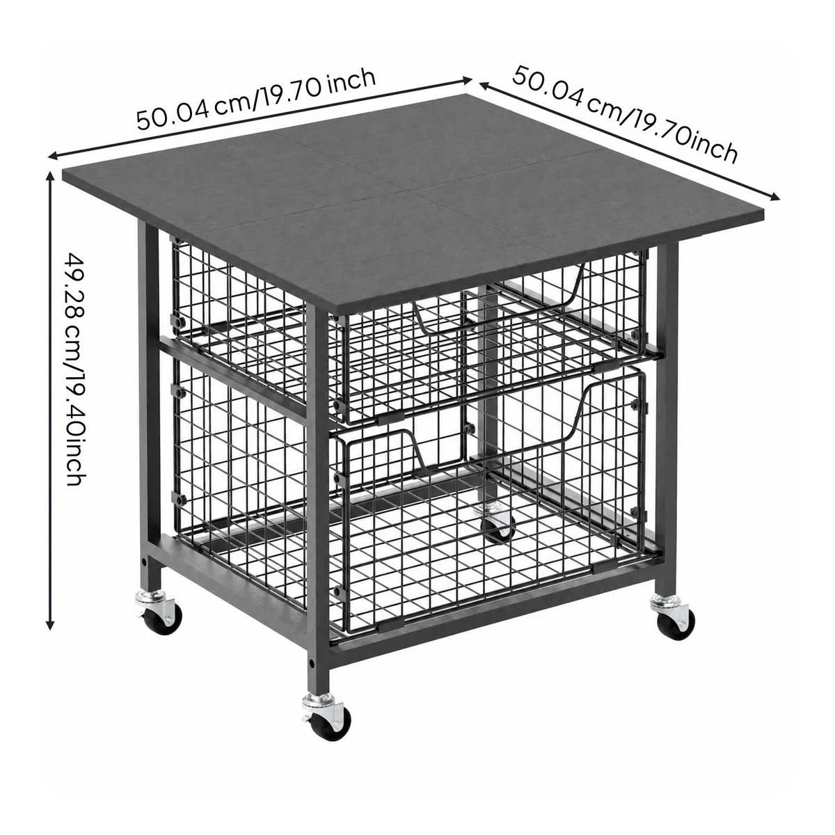 Carrello Elettrodomestici con Ruote Robusto frigo Multifunzionale Organizer per Ufficio