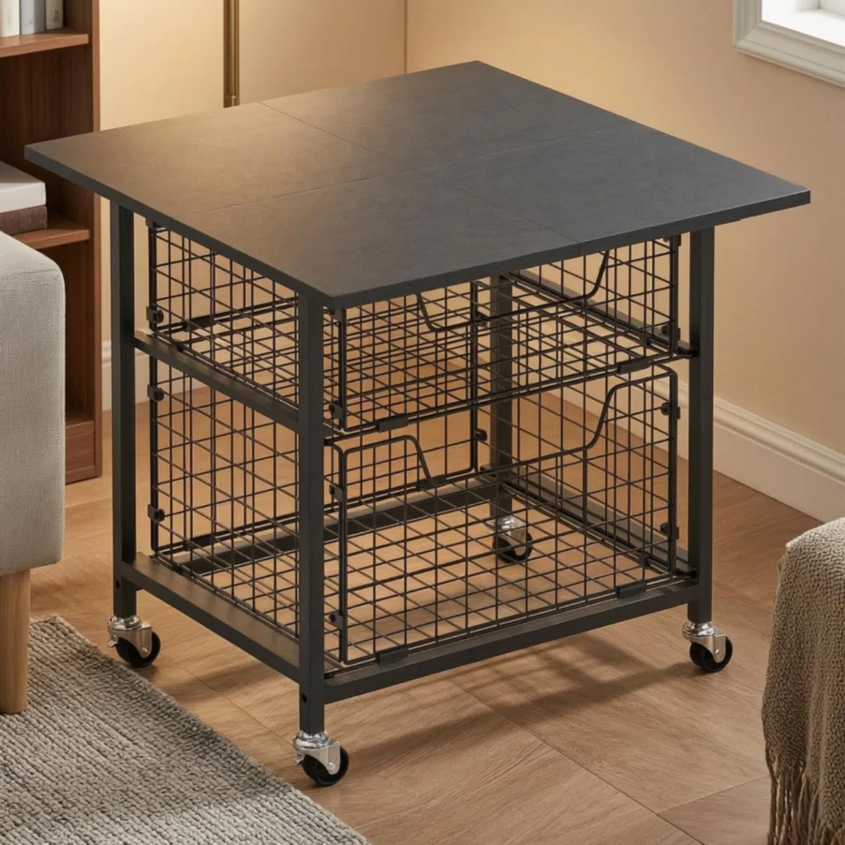 Carrello Elettrodomestici con Ruote Robusto Organizer Resistente Mobili per