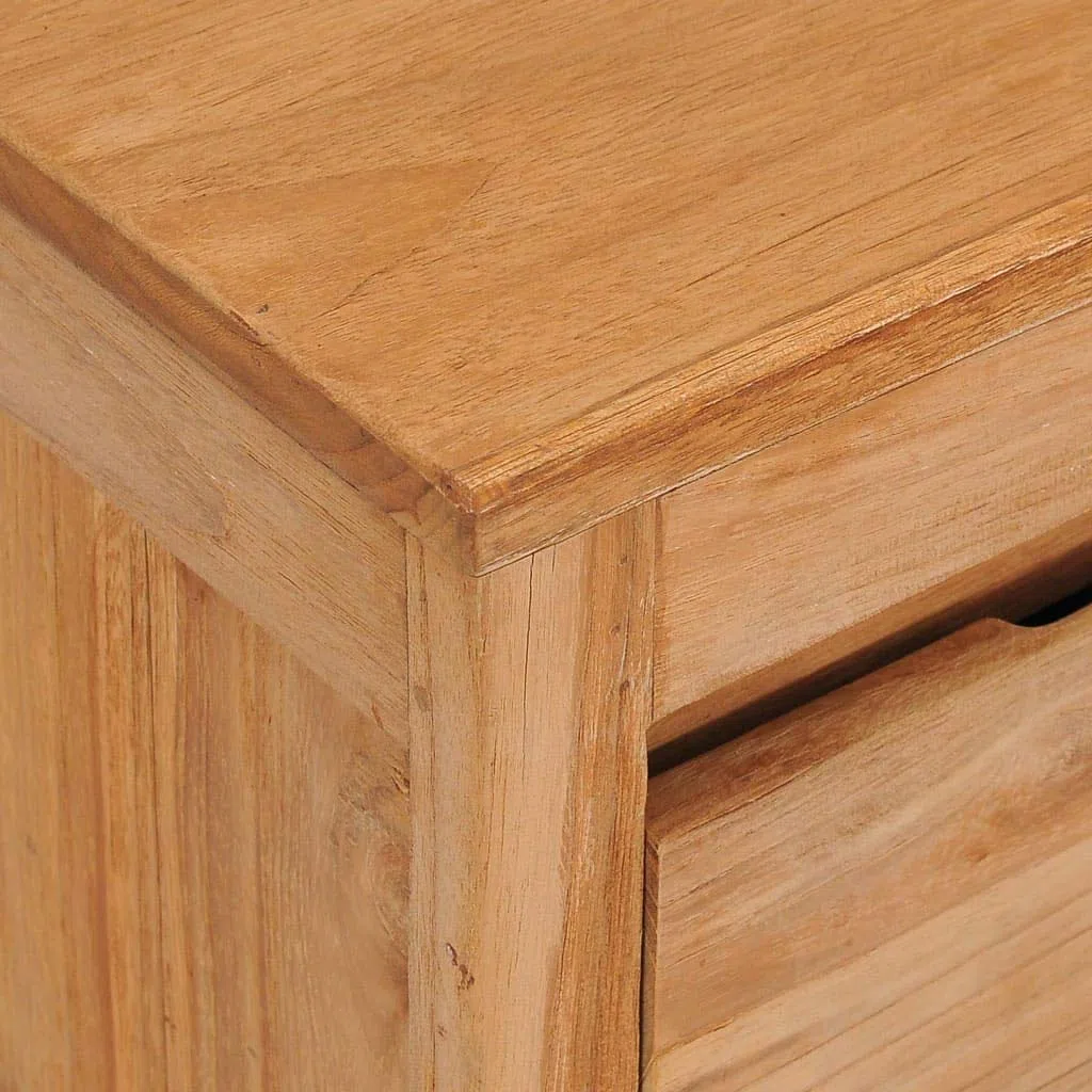 Mobile porta TV per soggiorno, centro intrattenimento, 100 x 30 x 35 cm, in legno massello di teak, adatto per soggiorno, camera da letto