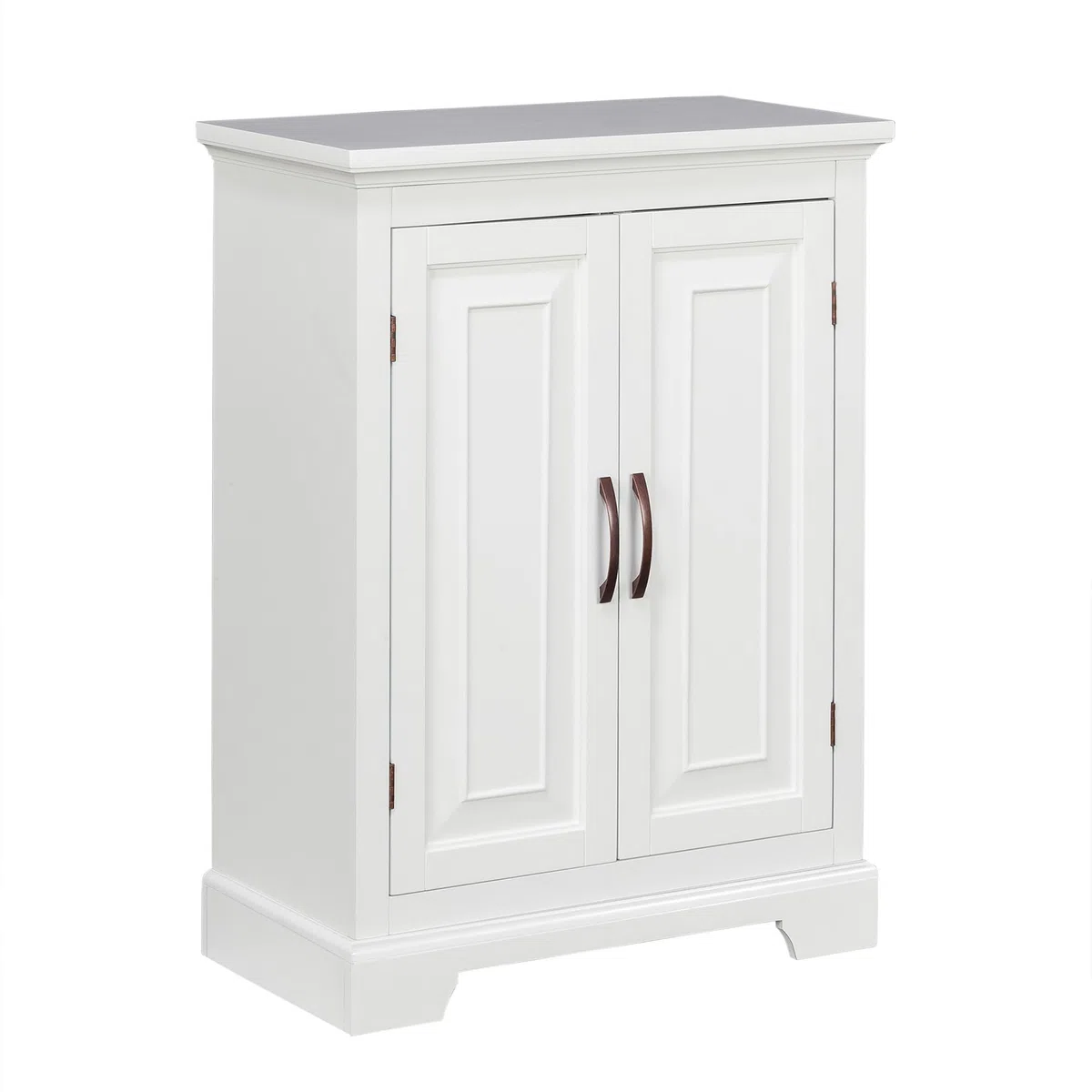 Teamson Home St. James Armadietto da Pavimento Bagno, Bianco