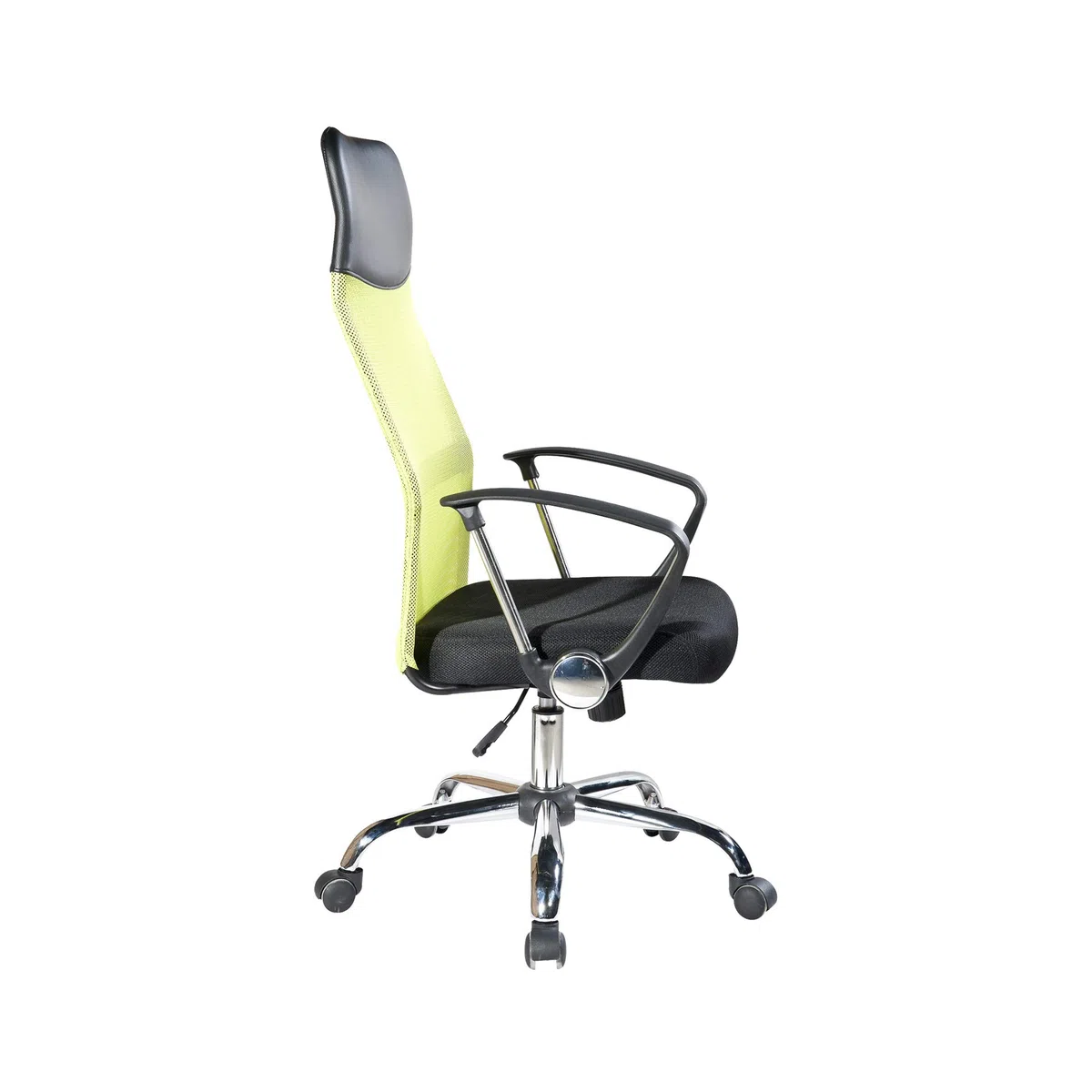 Rebecca Mobili Sedia Scrivania, Poltrona Ufficio Smart Working, Nera Verde, Schienale Traforato PU, Girevole Ergonomica - Misure: 113/123x57,5x58,5 cm (HxLxP) - Art. RE6542