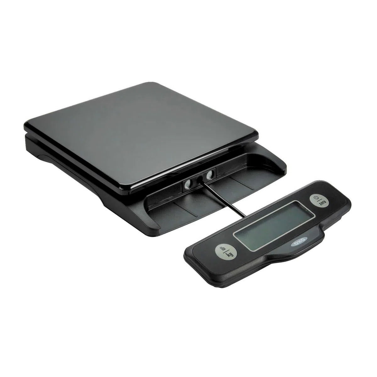 OXO Good Grips - Bilancia per alimenti con display estraibile, 2,3 kg, colore: Nero