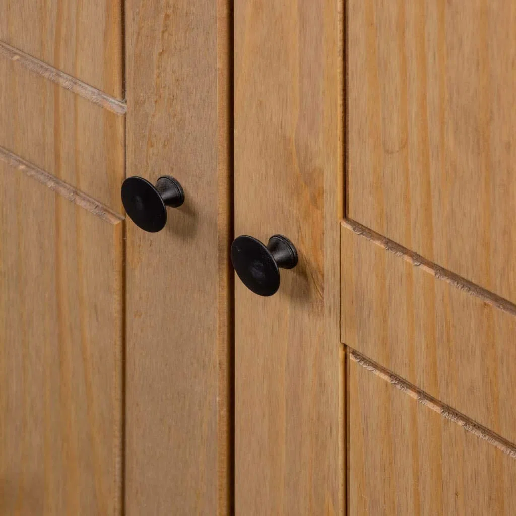 Lechnical Armadio Camera da Letto Panama Range in Legno Massello di Pino - Mobile Guardaroba 80x50x171cm