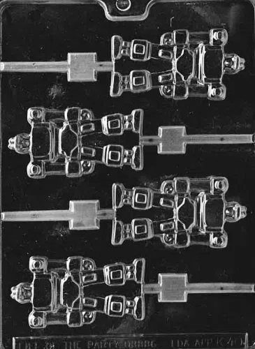 Cybrtrayd K040 Robot Lolly Cioccolato Candy Mold con esclusiva Cybrtrayd Copyright Chocolate Stampaggio Istruzioni