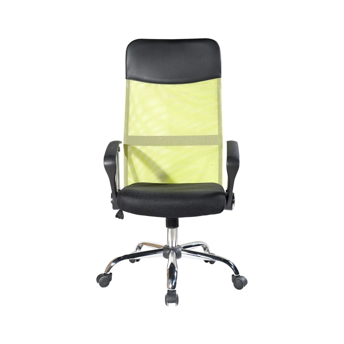 Rebecca Mobili Sedia Scrivania, Poltrona Ufficio Smart Working, Nera Verde, Schienale Traforato PU, Girevole Ergonomica - Misure: 113/123x57,5x58,5 cm (HxLxP) - Art. RE6542