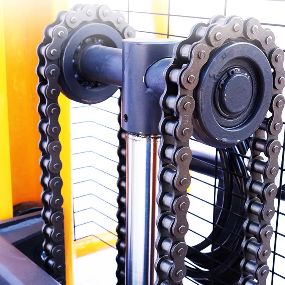Transpallet manuali, Carrello elevatore con forche Regolabili da 500 kg per operazioni di carico e Scarico Pallet.,