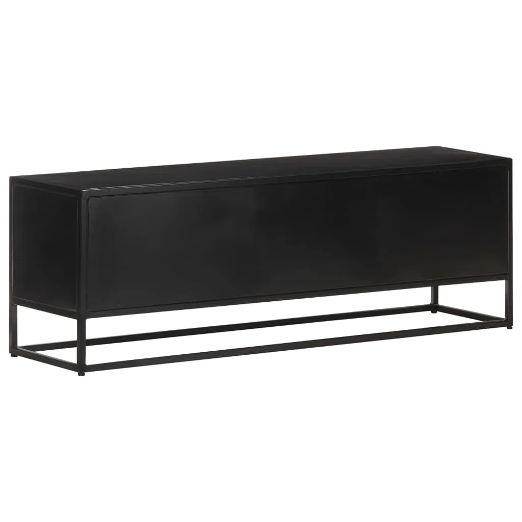 Mobiletto TV console multimediale mobile tv soggiorno mobiletto porta tv Mobile Porta TV 120x30x40 cm in Legno di Mango Grezzo Adatto per ufficio, soggiorno