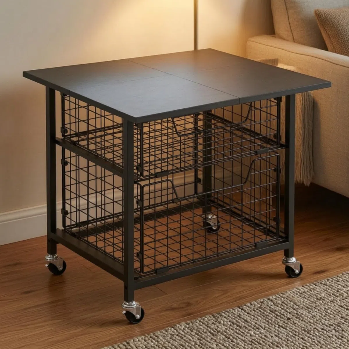 Carrello Elettrodomestici con Ruote Robusto Organizer Resistente Mobili per